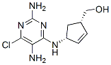 (1S,4R)-4-(2',5'-diamino-6'-chloropyrimidin-4'-yl)amino>cyclopent-2-enylmethanol CAS#: 122624-77-5