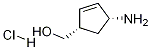 (1S,4R)-(4-Aminocyclopent-2-enyl)methanol hydrochloride CAS#: 168960-19-8