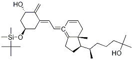 (1S,5R,Z)-5-(tert-butyldiMethylsilyloxy)-3-((E)-2-((1R,3aS,7aR)-1-((R)-6-hydroxy-6-Methylheptan-2-yl)-7a-Methyldihydro-1H-inden-4(2H,5H,6H,7H,7aH)-ylidene)ethylidene)-2-Methylenecyclohexanol CAS#: 132054-64-9