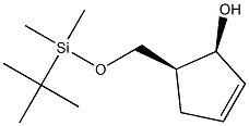 (1S,5S)-5-({[tert-butyl(diMethyl)silyl]oxy}Methyl)cyclopent-2-en-1-ol CAS#: 151680-18-1