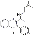 2-(1-(2-(dimethylamino)ethylamino)ethyl)-3-(4-fluorophenyl)quinazolin-4(3H)-one CAS#: 329190-50-3