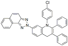 2-[1-(4-Chlorophenyl)-1,4-dihydro-2,3-diphenylquinolin-7-yl]-2H-naphtho[1,2-d]triazole CAS#: 36858-31-8