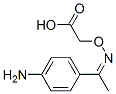 2-[1-(4-aminophenyl)ethylideneamino]oxyacetic acid CAS#: 38063-90-0
