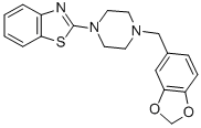 2-(1-(4-piperonyl)piperazinyl)benzothiazole CAS#: 155106-73-3