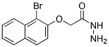2-[(1-BROMO-2-NAPHTHYL)OXY]ACETOHYDRAZIDE CAS#: 315248-38-5