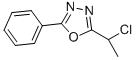 2-(1-CHLOROETHYL)-5-PHENYL-1,3,4-OXADIAZOLE CAS#: 36770-21-5