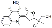 2-(1-Chloro-2-hydroxy-1-methylethyl)-1,11-dihydro-5-hydroxy-11-methylfuro[2,3-c]acridin-6(2H)-one CAS#: 38494-84-7