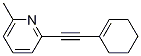 2-(1-Cyclohexen-1-ylethynyl)-6-methylpyridine CAS#: 329202-87-1