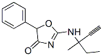 2-[(1-Ethyl-1-methyl-2-propynyl)amino]-5-phenyl-2-oxazolin-4-one CAS#: 32957-04-3