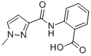 2-[(1-METHYL-1H-PYRAZOLE-3-CARBONYL)-AMINO]-BENZOIC ACID CAS#: 385383-59-5
