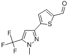 2-[1-METHYL-5-(TRIFLUOROMETHYL)PYRAZOL-3-YL]-THIOPHENE-5-CARBOXALDEHYDE CAS#: 175202-93-4