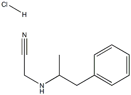 2-[(1-Methyl-2-phenylethyl)aMino]acetonitrile Hydrochloride CAS#: 30825-15-1