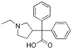 2-(1-ethylpyrrolidin-3-yl)-2,2-diphenylacetic acid CAS#: 3471-97-4