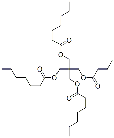 2-[(1-oxobutoxy)methyl]-2-[[(1-oxoheptyl)oxy]methyl]propane-1,3-diyl bisheptanoate CAS#: 32753-14-3