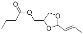 [2-(1-propenyl)-1,3-dioxolan-4-yl]methyl butyrate CAS#: 40533-67-3