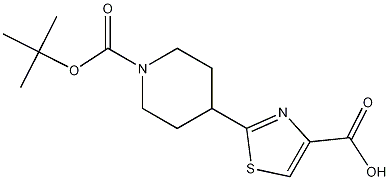 2-(1-(tert-butoxycarbonyl)piperidin-4-yl)thiazole-4-carboxylic acid CAS#: 365413-00-9
