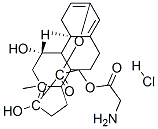 [2-[(10R,11S,13S,17R)-11,17-dihydroxy-10,13-dimethyl-3-oxo-2,6,7,8,9,1 1,12,14,15,16-decahydro-1H-cyclopenta[a]phenanthren-17-yl]-2-oxo-ethyl ] 2-aminoacetate hydrochloride CAS#: 128887-42-3