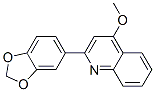 2-(1,3-Benzodioxol-5-yl)-4-methoxyquinoline CAS#: 4179-37-7
