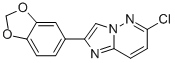 2-(1,3-Benzodioxol-5-yl)-6-chloroimidazo[1,2-b]pyridazine CAS#: 141409-08-7