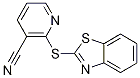 2-(1,3-benzothiazol-2-ylthio)nicotinonitrile CAS#: 146724-14-3