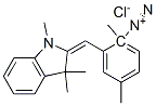 2-[(1,3-dihydro-1,3,3-trimethyl-2H-indol-2-ylidene)methyl]-1-methyl-1-(p-tolyl)diazonium chloride CAS#: 38151-74-5