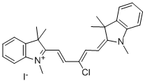 2-[(1E,3Z)-3-CHLORO-5-(1,3,3-TRIMETHYL-1,3-DIHYDRO-2H-INDOL-2-YLIDENE)-1,3-PENTADIENYL]-1,3,3-TRIMETHYL-3H-INDOLIUM IODIDE CAS#: 119569-97-0