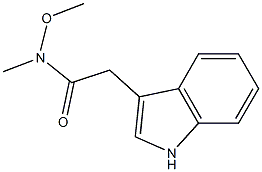 2-(1H-indol-3-yl)-N-Methoxy-N-MethylacetaMide CAS#: 132922-37-3
