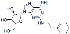 2-((2-(1-cyclohexen-1-yl)ethyl)amino)adenosine CAS#: 124498-87-9