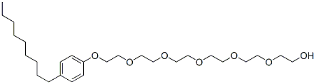 2-[2-[2-[2-[2-[2-(4-nonylphenoxy)ethoxy]ethoxy]ethoxy]ethoxy]ethoxy]ethanol CAS#: 34166-38-6