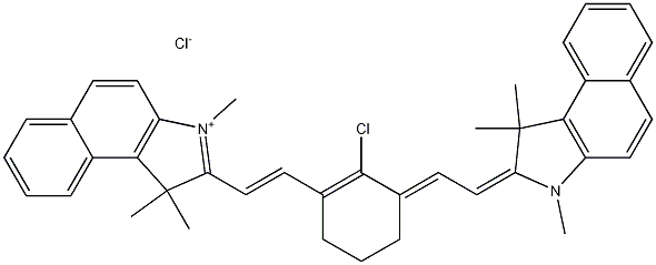 2-[2-[2-Chloro-3-[2-(1,3-dihydro-1,1,3-trimethyl-2H-benz[e]indol-2-ylidene)ethylidene]-1-cyclohexen-1-yl]ethenyl]-1,1,3-trimethyl-1H-benz[e]indolium chloride CAS#: 297173-98-9