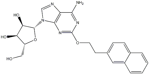 2-[2-(2-Naphthalenyl)ethoxy]adenosine CAS#: 131865-99-1