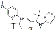 2-[2-(2,3-dihydro-5-methoxy-2,3,3-trimethyl-1H-indol-1-yl)vinyl]-1,3,3-trimethyl-3H-indolium chloride CAS#: 38926-38-4