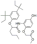 [2-[2-(2,4-Di-tert-pentylphenoxy)hexanoylamino]-4-hydroxyphenoxy]acetic acid methyl ester CAS#: 119142-63-1