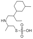 2-((2-(3-Methylcyclohexyl)butyl)amino)propanethiol, hydrogen sulfate ( ester) CAS#: 38914-40-8
