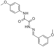 2-[2-(3-methoxybenzylidene)hydrazino]-N-(4-methoxyphenyl)-2-oxoacetamide CAS#: 357267-63-1