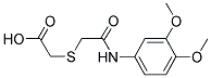 2-([2-(3,4-DIMETHOXYANILINO)-2-OXOETHYL]SULFANYL)ACETIC ACID CAS#: 338409-77-1