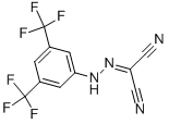 2-(2-[3,5-BIS(TRIFLUOROMETHYL)PHENYL]HYDRAZONO)MALONONITRILE CAS#: 138555-70-1
