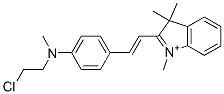 2-[2-[4-[(2-chloroethyl)methylamino] phenyl] ethenyl]-1,3,3-trimethyl-3H-Indolium CAS#: 41261-03-4