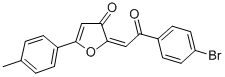 2-(2-(4-Bromophenyl)-2-oxoethylidene)-5-(4-methylphenyl)-3(2H)-furanon e CAS#: 139292-29-8