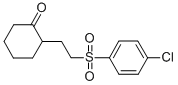 2-[2-[(4-CHLOROPHENYL)SULFONYL]ETHYL]CYCLOHEXAN-1-ONE CAS#: 175202-99-0