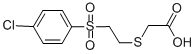 2-([2-[(4-CHLOROPHENYL)SULFONYL]ETHYL]THIO)ACETIC ACID CAS#: 175137-71-0