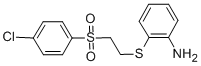 2-([2-[(4-CHLOROPHENYL)SULFONYL]ETHYL]THIO)ANILINE CAS#: 175201-83-9
