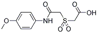 2-([2-(4-METHOXYANILINO)-2-OXOETHYL]SULFONYL)ACETIC ACID CAS#: 338953-92-7