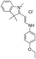2-[2-[(4-ethoxyphenyl)amino]vinyl]-1,3,3-trimethyl-3H-indolium chloride CAS#: 34074-98-1