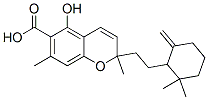 2-[2-(6,6-Dimethyl-2-methylenecyclohexyl)ethyl]-5-hydroxy-2,7-dimethyl-2H-1-benzopyran-6-carboxylic acid CAS#: 33235-58-4
