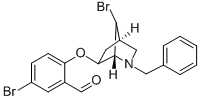 2-[(2-BENZYL-7-BROMO-2-AZABICYCLO[2.2.1]HEPT-6-YL)OXY]-5-BROMOBENZALDEHYDE CAS#: 295787-41-6