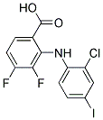 2-(2-CHLORO-4-IODOPHENYLAMINO)-3,4-DIFLUOROBENZOIC ACID CAS#: 303175-44-2