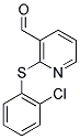 2-[(2-CHLOROPHENYL)SULFANYL]NICOTINALDEHYDE CAS#: 338982-32-4