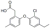 2-(2-Chloro-4-ethylphenoxy)-5-methylbenzeneacetic acid CAS#: 34643-09-9