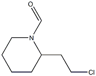 2-(2-Chloroethyl)-1-piperidinecarboxaldehyde CAS#: 128183-77-7